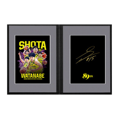 【受注販売】【MyPLAYER COLLECTION 2025-26】選手直筆サイン入りフォトアルバム(ラフネートル) #15 渡辺翔太